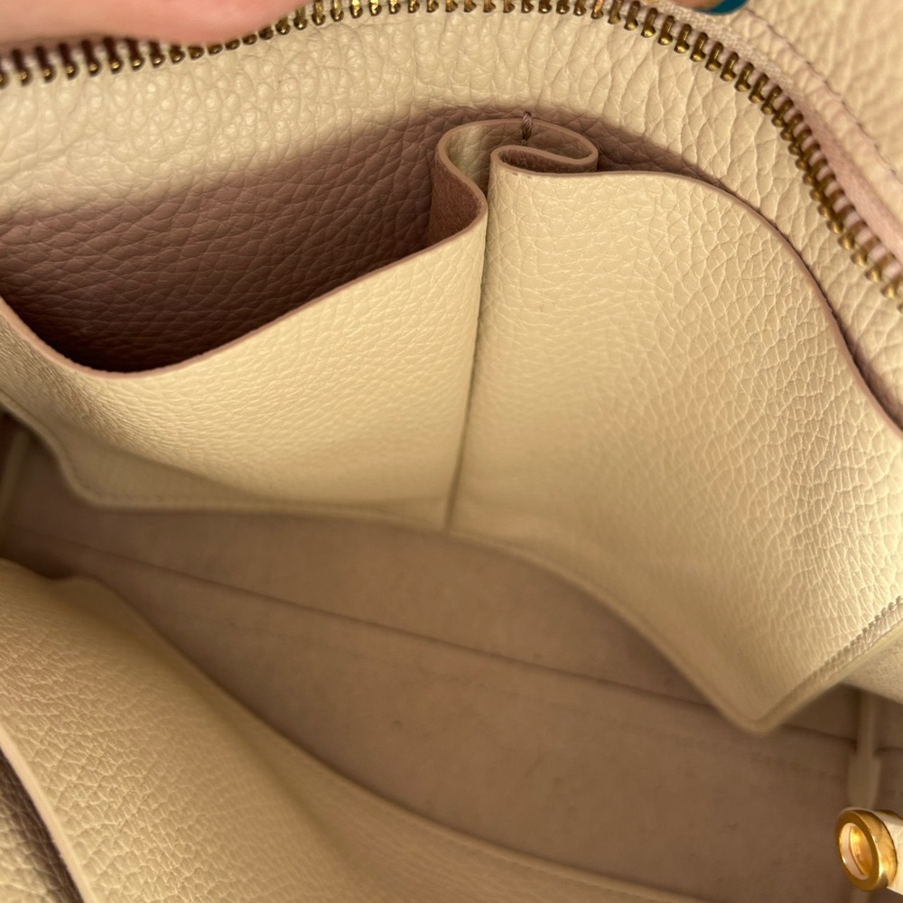 CUYANA Mini Easy Zipper Tote in Ecru - Picture 9 of 14
